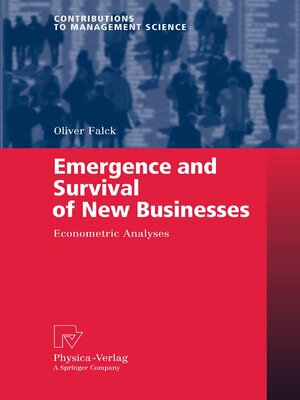 cover image of Emergence and Survival of New Businesses